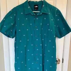 The North Face Men's Turquoise Casual Shirt